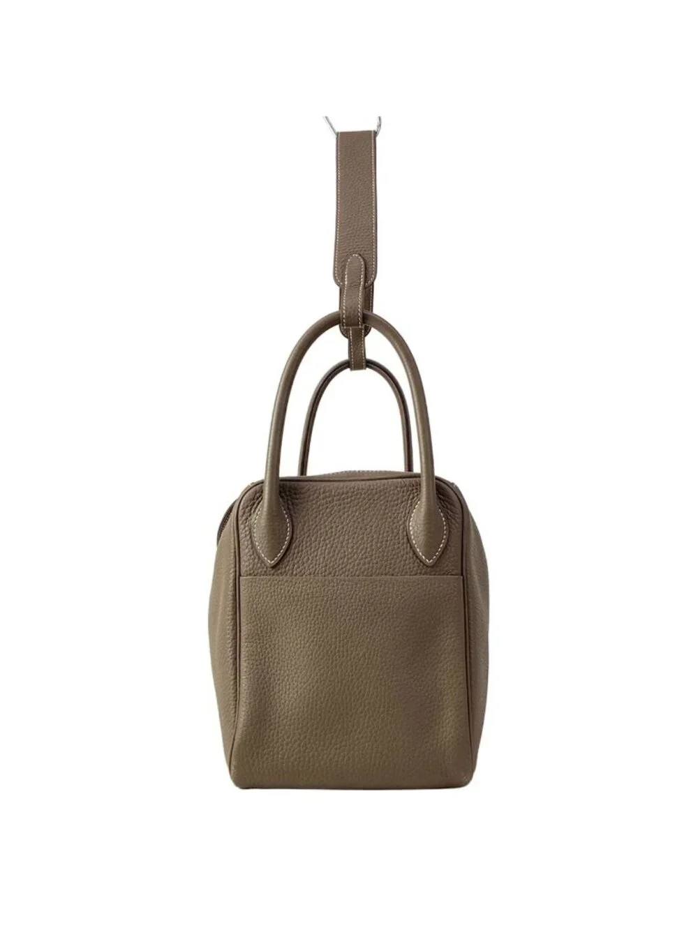 Hermes Shoulder Bag Lindy 30 Etoupe Gold